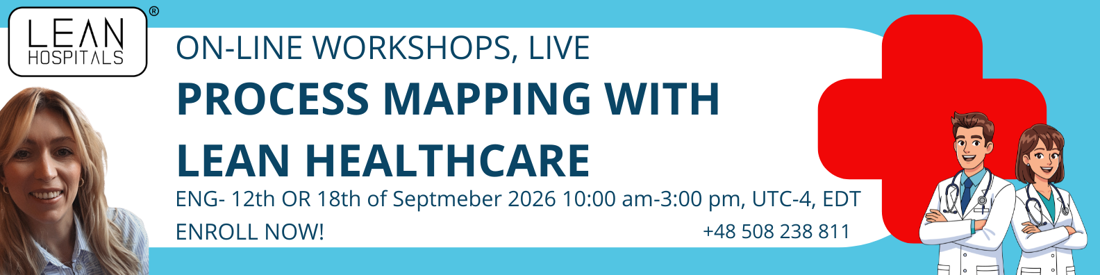Training: Process Mapping in Healthcare: Flowchart, VSM, BPMN 2.0 with elements of Lean Healthcare, ON-LINE LIVE